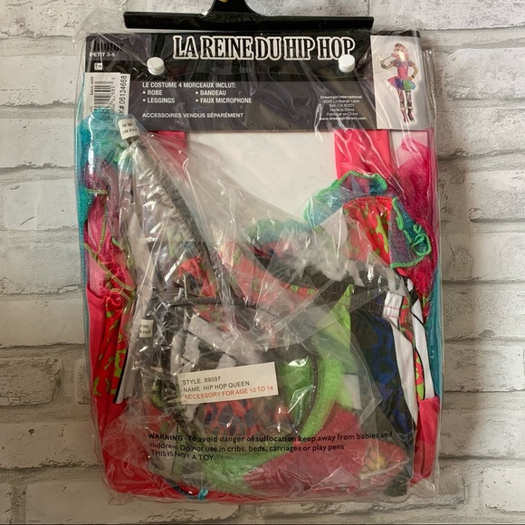 DREAMGIRL | NIB Hip Hop Queen Size 3-5 Junior - Picture 5 of 5